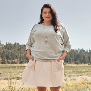 NEW Plus Size Dolman Style Comfy Blouse Top